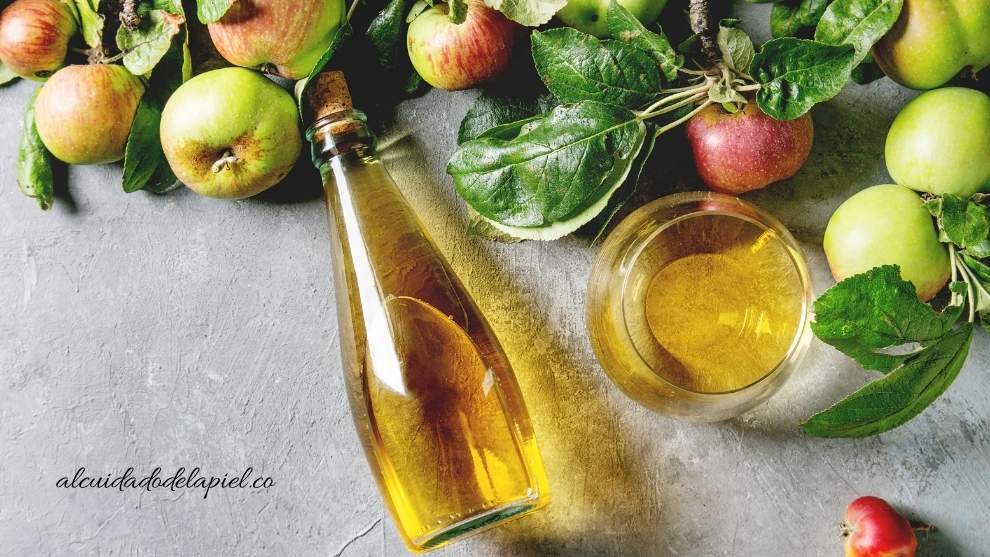 Vinagre de manzana para el acné